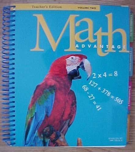 Teacher's Edition Volume Two Math Advantage Grade 3 [Hardcover] Grace M Burton