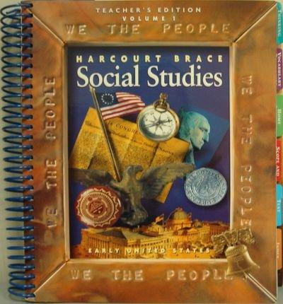 Harcourt Brace SS Early United States TE Volume 1 [Spiral-bound] Richard G. Boehm