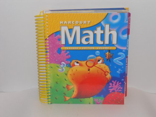 Harcourt Math, Teacher Edition, Grade 2, Vol. 1 [Hardcover] Evan M. Maletsky