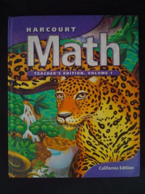 Harcourt Math Grade 6 Teacher's Edition Volume 1 Evan M. Maletsky