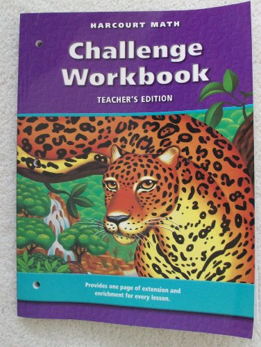 Harcourt Math Challenge Workbook Teacher's Edition Grade 6 (2001-05-03) Harcourt