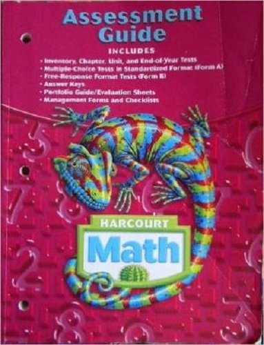 Harcourt School Publishers Math: Asmnt Guide Gr6 [Paperback] Harcourt