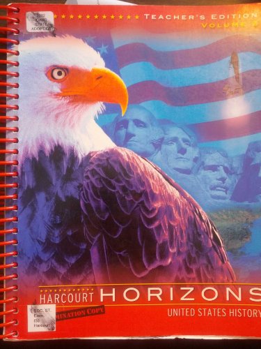 Harcourt Horizons United States History Teacher's Edition Volume 2 Dr Michael Berson