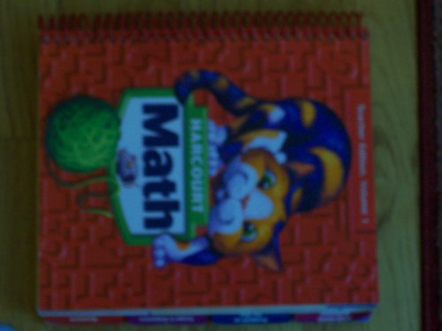 Harcourt Math, Grade 2 Vol. 1, Teacher Edition [Hardcover] Hsp