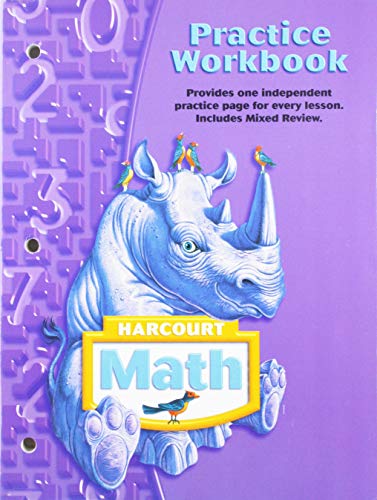 Harcourt Math: Practice Workbook, Grade 4 [Paperback] HSP