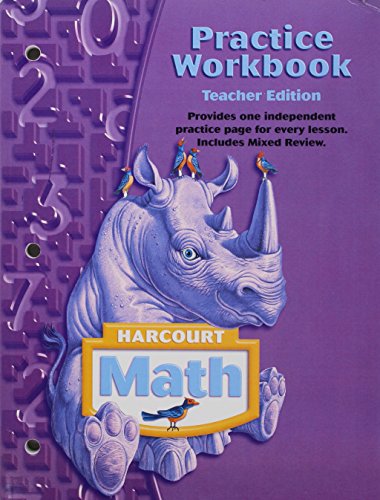 Practice Workbook; Harcourt Math [Paperback]