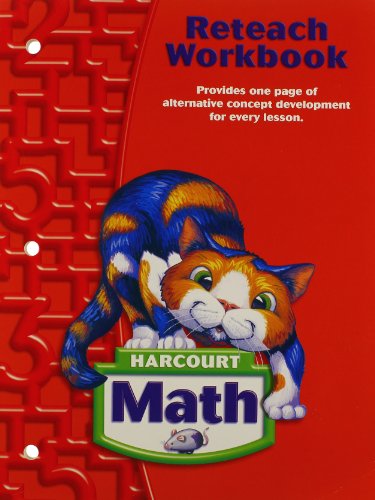 Harcourt Math: Reteach Workbook Grade 2 [Paperback] HARCOURT SCHOOL PUBLISHERS
