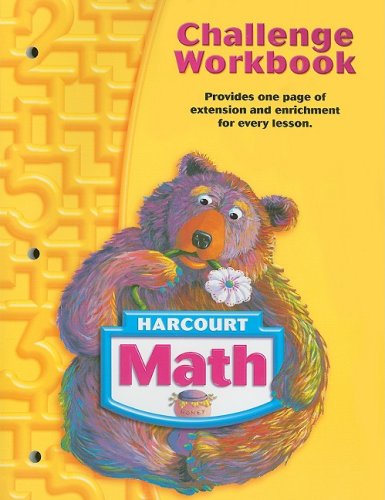 Harcourt Math: Challenge Workbook Grade 1 [Paperback] HARCOURT SCHOOL PUBLISHERS