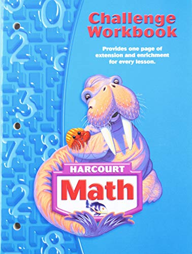 Harcourt School Publishers Math: Challenge Workbook Student Edition Grade 3 [Paperback] HARCOURT SCHOOL PUBLISHERS