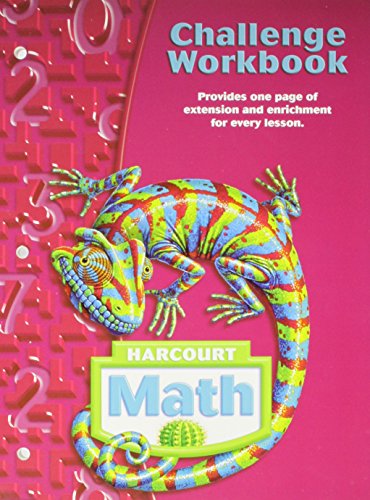 Math, Grade 6 Challenge Workbook: Harcourt School Publishers Math (Math 04) Hsp
