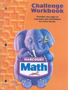 Harcourt Math: Challenge Workbook Teacherâ€™s Edition Grade K [Paperback] Harcourt School Publishers