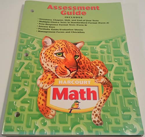 Harcourt Math: Assessment Guide, Grade 5 [Paperback] Harcourt School Publishers