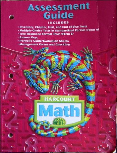 Harcourt Math: Assessment Guide, Grade 6 [Paperback] Harcourt School Publishers