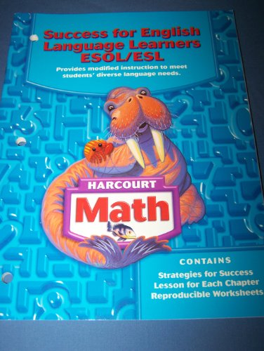 Success for English Language Learners ESOL/ESL, Grade 3 (Harcourt Math) [Paperback] Hsp