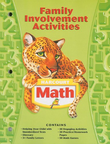 Harcourt Math: Family Involvement Activities Grade 5 [Paperback] HARCOURT SCHOOL PUBLISHERS