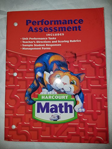 Harcourt Math Performance Assessment Teacher Edition Grade 2 [Paperback] Harcourt School Publishers