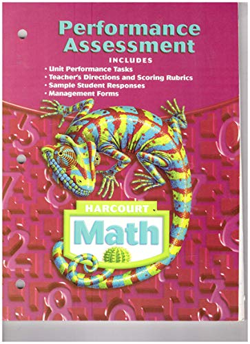 Math Performance Assessmnt Grade 6: Teacher Edition (Harcourt School Publishers Math) Harcourt School Publishers