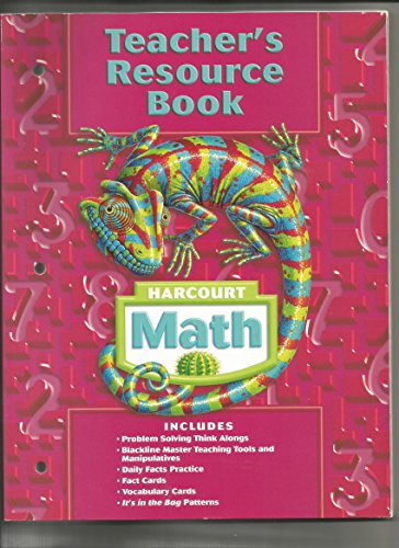 Harcourt Math: Teacherâ€™s Resource Book Grade 6 2004 [Paperback] Harcourt
