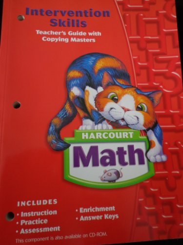 Harcourt Math: Intervention Skills, Teacher's Guide with Copying Masters, Grade 2 [Paperback] Andrews