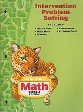 Harcourt Math: Intervention Problem Solving Workbook Grade 5 [Paperback] HARCOURT SCHOOL PUBLISHERS