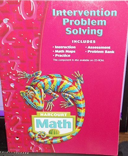 Harcourt Math: Intervention Problem Solving Workbook Grade 6 [Paperback] HARCOURT SCHOOL PUBLISHERS