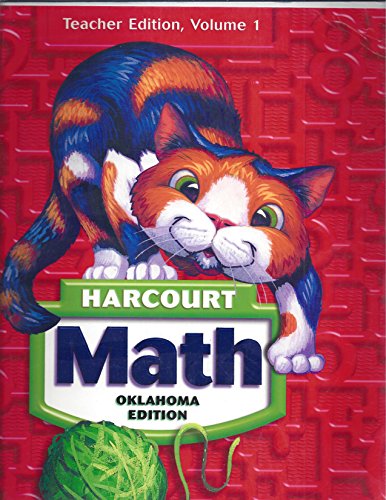 Harcourt Math, Volume 1, Oklahoma Teacher Edition [Spiral-bound]