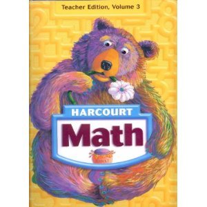 Harcourt Math Grade 1 Teacher Edition, Volume 3 (Units 5 and 6, Chapters 21-30) [Spiral-bound] Harcourt School Publishers