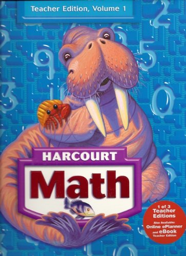 Harcourt Math, Vol. 1, Grade 3, Teacher's Edition [Spiral-bound]