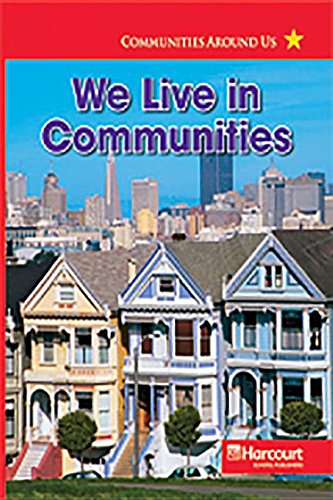 Harcourt Social Studies: Reader 6-pack Below-Level Grade 3 We Live in Communities [Paperback] HARCOURT SCHOOL PUBLISHERS