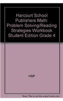 HSP Math: Problem Solving and Reading Strategies Workbook Grade 4 [Paperback] HARCOURT SCHOOL PUBLISHERS