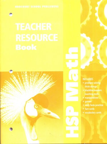 Teacher Resourse Book, Grade 3, HSP Math 9 [Paperback] Harcourt School Publishers