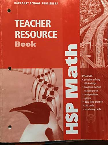 Harcourt School Publishers Math: Teacher Resource Book, Grade 5 [Paperback] Harcourt School Publishers