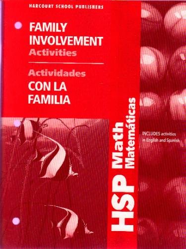HSP Math: Family Involvement Activities Grade 4 [Paperback] HARCOURT SCHOOL PUBLISHERS