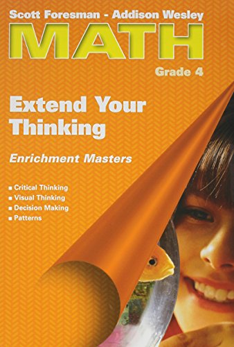 Math: Enrichment Masters, Grade 4 [Paperback] Scott Foresman