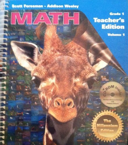 Math Grade 1 Teacher's Edition Volume 1 with CD-ROM [Spiral-bound] Charles
