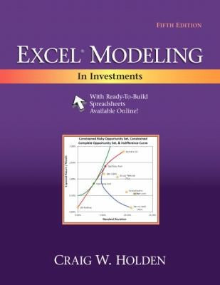 Excel Modeling In Investments