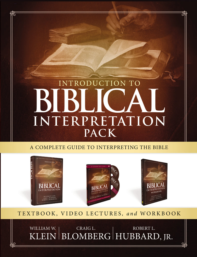 Introduction to Biblical Interpretation Pack: A Complete Guide to Interpreting the Bible