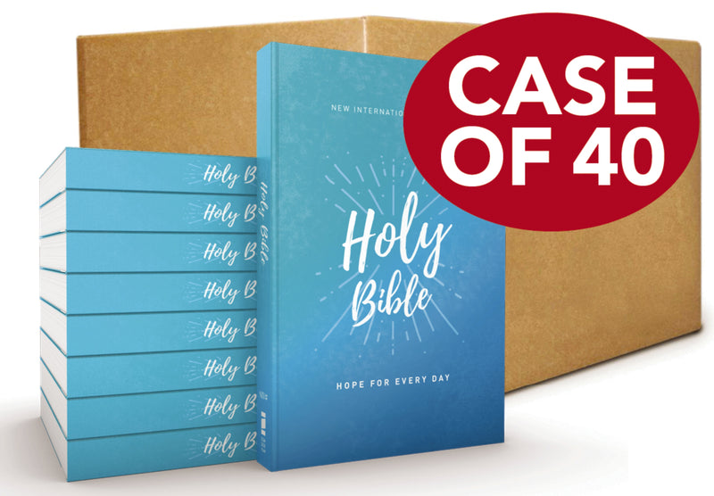 NIV, Holy Bible, Economy Edition, Paperback, Case of 40, Comfort Print