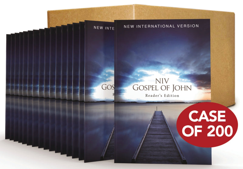 NIV, Pocket Gospel of John, Reader's Edition, Paperback, Case of 200