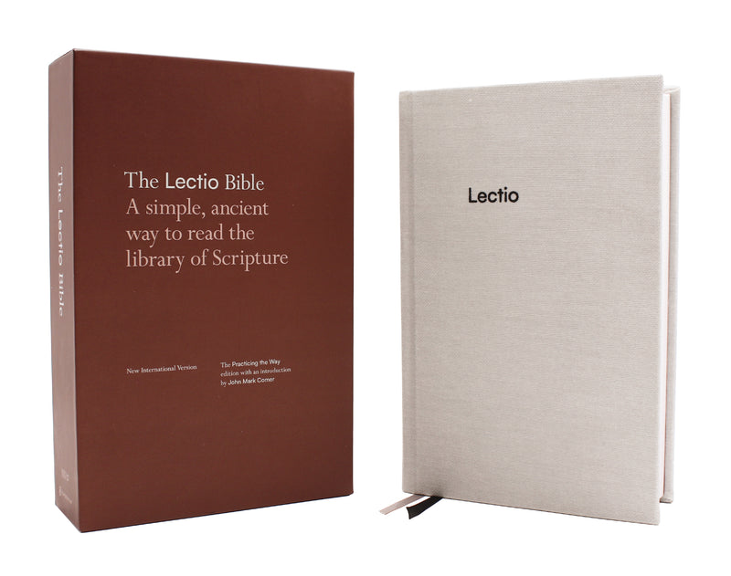 NIV Lectio Bible: A simple, ancient way to read the library of Scripture, Cloth over Board: The Practicing the Way edition with an introduction by John Mark Comer