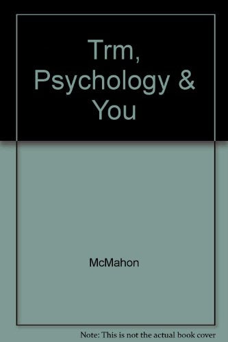 Psychology and You [Paperback] Mcmahon