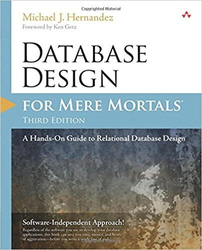 Database Design For Mere Mortals 3e
