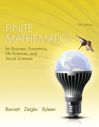 Finite Mathematics For Business Economics Life Sciences & Social Sciences Plus New Mylab Math With Pearson Etext Access Card Package