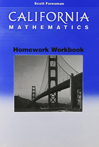 California Mathematics Homework: Grade 6 [Paperback] Foresman, Scott