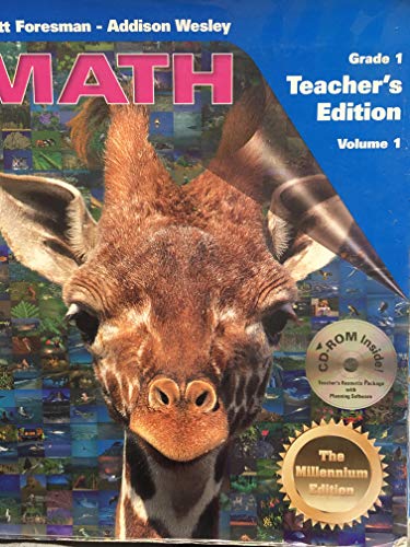 Grade 1 TEACHER'S EDITION Volume 1 with Teacher's Resource Planner CD-ROM (Scott Foresman-Addison Wesley Math) [Spiral-bound] Charles