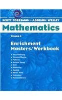 Scott Foresman-Addison Wesley Mathematics: Enrichment Masters, Grade 4 [Paperback] Scott Foresman and Addison Wesleystaff