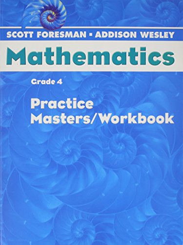 Mathematics Practice Masters, Workbook Grade 4 [Paperback] Charles, Randall I.