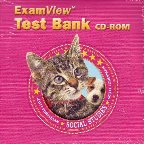 Scott Foresman Social Studies 2005 Examview Test Bank CD-ROM Grade K [CD-ROM] Scott Foresman