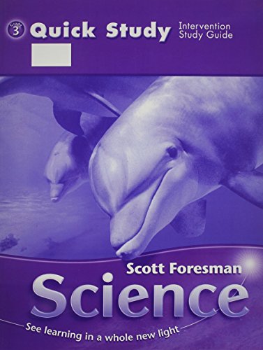 Scott Foresman Science 2006 Quick Study Grade 3 [Paperback] Scott Foresman