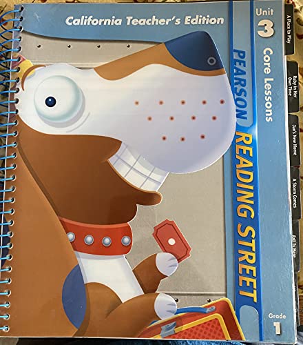 Reading Street-Core Lessons Unit 3 Grade 1 Teacher's Edition [Spiral-bound] Unknown